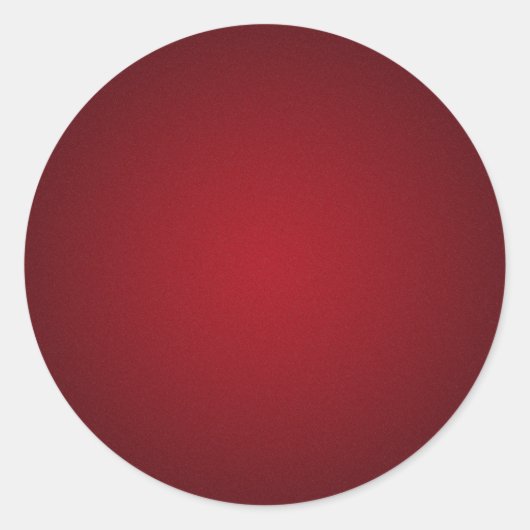 Grainy Red-Black Vignette Runder Aufkleber (Vorderseite)