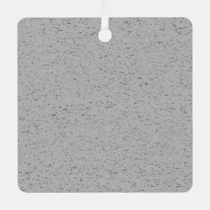 Grainy Schlicht Grau Color Design Ornament Aus Metall