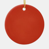 Grainy Warm Red Background Keramikornament (Vorne)