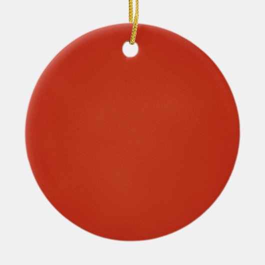 Grainy Warm Red Background Keramikornament (Vorne)