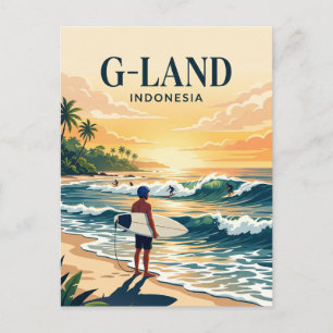 Grajagan-Bucht Indonesien Postkarte