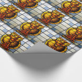 Gral-Buntglas - Sakrament Geschenkpapier (Ecke)