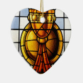 Gral-Buntglas - Sakrament Keramikornament (Rechts)