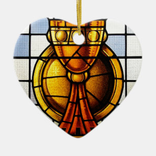 Gral-Buntglas - Sakrament Keramikornament