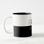 Gram etabliert | Elegante Geschenke für Oma Zweifarbige Tasse (Links)