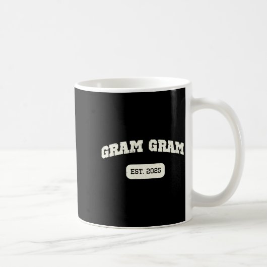 Gram-gram Est 2025 New Announcement Promoted Gramg Kaffeetasse (Rechts)