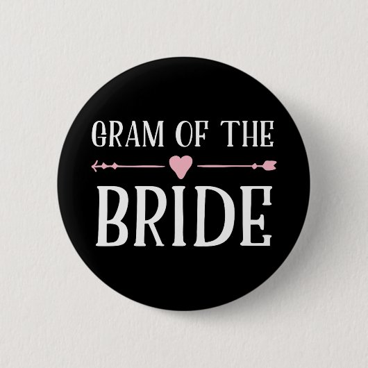 Gram Großmutter der Braut Button (Vorderseite)