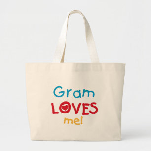 Gram Lieben Me T - Shirt und Geschenke Jumbo Stoffbeutel