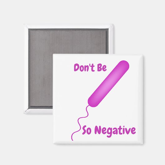 Gram Negative Microbiology Pup Magnet (Vorderseite/Rückseite)