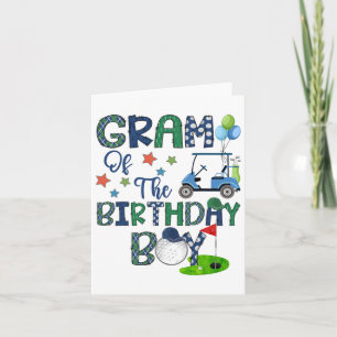 Gram of the Birthday Boy Hole in einem Golf Lover Karte