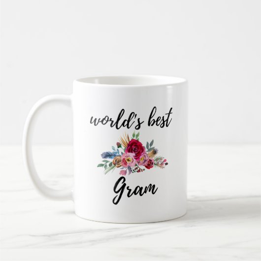Gram Oma Großmutter-Geschenk Idee Kaffeetasse (Links)