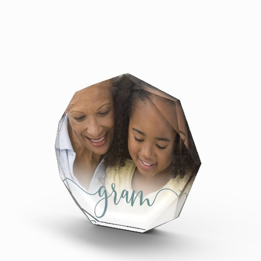 Gram | Oma Script Overlay Fotoblock (Rechts)