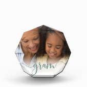 Gram | Oma Script Overlay Fotoblock (Vorderseite)