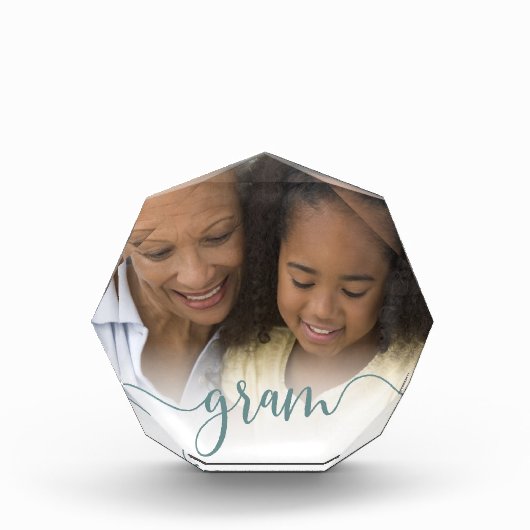 Gram | Oma Script Overlay Fotoblock (Vorderseite)