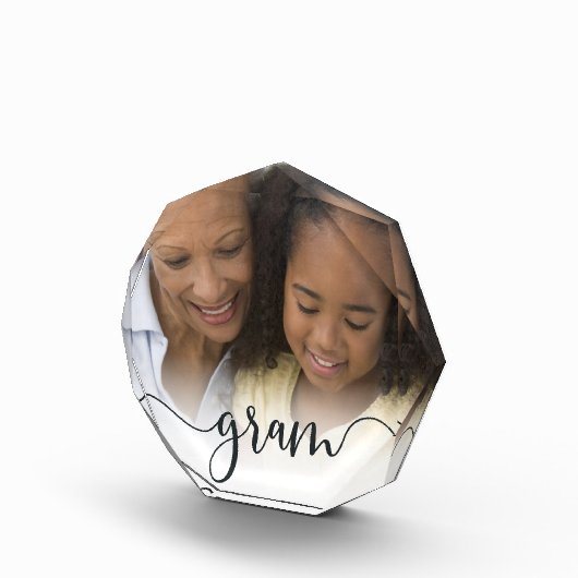 Gram | Oma Script Overlay Fotoblock (Rechts)