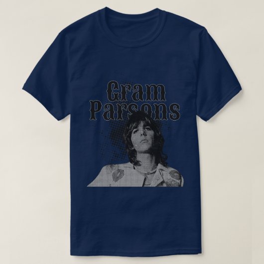 Gram Parsons Illustrations T-Shirt (Design vorne)