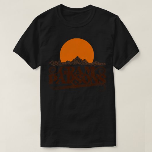 Gram Parsons Rising Sun T-Shirt (Design vorne)