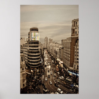 Gram von Madrid in Spanien Über Poster