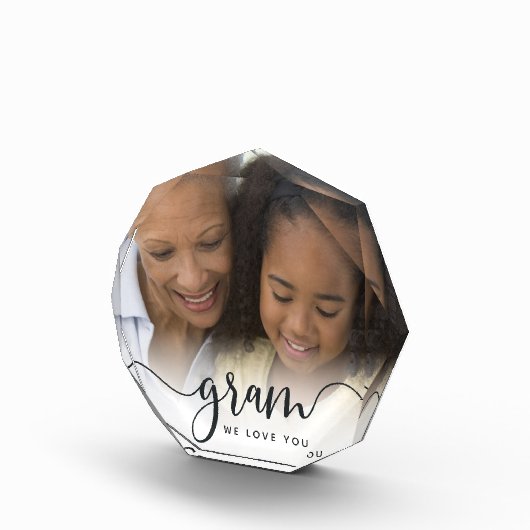 Gram We Liebe You | Oma Script Overlay Fotoblock (Rechts)