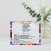 GramaBarb's Date Loaf Rezept Postkarte (Stehend Vorderseite)