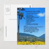 GramaBarb's Deluxe Muffin Rezept Postkarte (Vorne/Hinten)