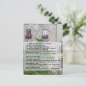 GramaBarb's Thunfisch-Mais-Chowder-Rezept Postkarte (Stehend Vorderseite)