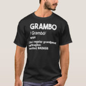 Grambo Tough Badass Oma oder Opa Dont Mess T-Shirt (Vorderseite)
