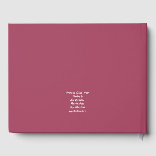 Gramercy Coffee Corner Gästebuch (Rückseite)