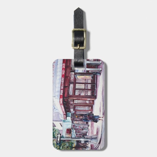 Gramercy Coffee Corner Gepäckanhänger (Vorderseite vertikal)