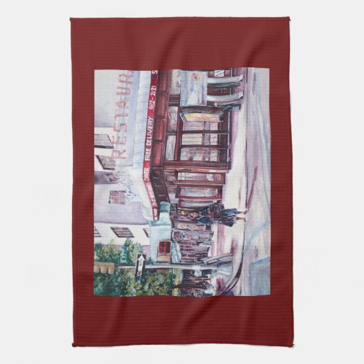 Gramercy Coffee Corner Geschirrtuch (Vertikal)