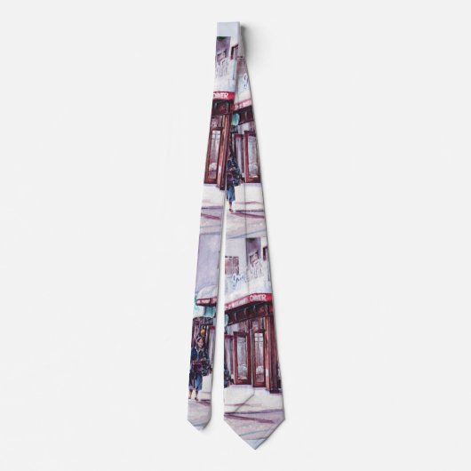 Gramercy Coffee Corner Krawatte (Rückseite)