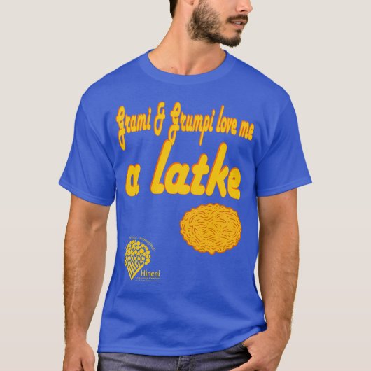 Grami & Grumpi Love Me a Latke T-Shirt (Vorderseite)