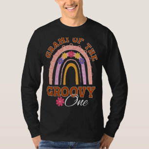 Grami of Groovy Ein Niedlicher Regenbogen 1. Gebur T-Shirt