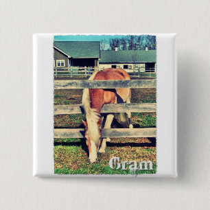 Gramm-deluxe Ausgaben-Quadrat-Knopf Button