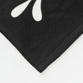 Gramm des brauenden Babys Oma wird Halloween Fleecedecke (Ecke)