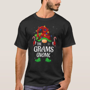 Gramm Gnom Büffel Rot Kariert Passende Familie Wei T-Shirt