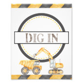 Gramm im Party Truck Tabletop Fotodruck (Vorne)