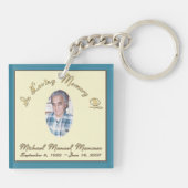 Gramm und großartiger Pop Mancuso doppelseitiger Schlüsselanhänger (Rückseite)