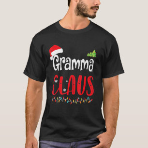 Gramma Claus passende Familien-Weihnachts-Pyjamas T-Shirt
