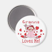 Gramma Liebe Rag Doll Magnet (Vorderseite/Rückseite)