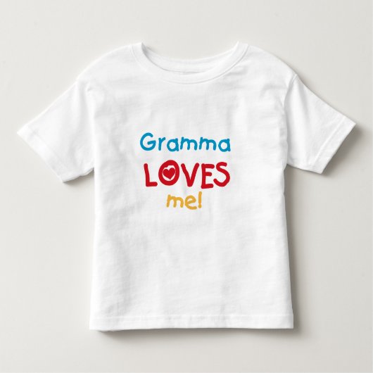 Gramma Lieben Me T - Shirt und Geschenke (Vorderseite)