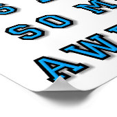 Grammar ist Phantastischer witziges Poster (Ecke)