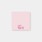 Grammar Karo Post-It-Notes Post-it Klebezettel (Vorderseite)