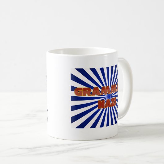 Grammar Nazi Kaffeetasse (VorderseiteRechts)