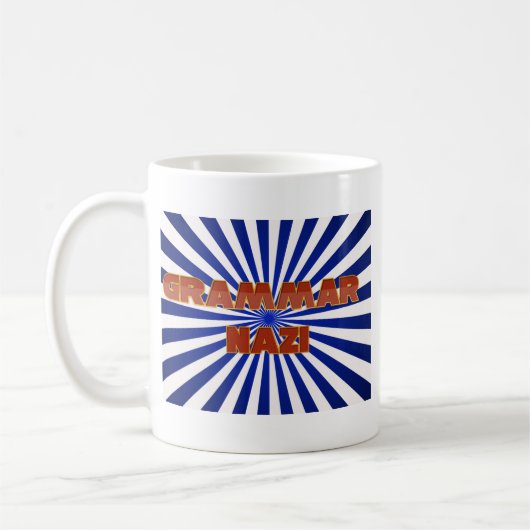 Grammar Nazi Kaffeetasse (Links)