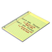 Grammar Notizblock (Linke Seite)