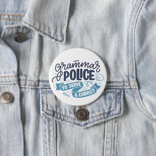 Grammar Police Button (Beispiel)