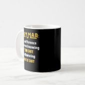 Grammar Police English Teacher T Shirtgift, lustig Kaffeetasse (Vorderseite Links)