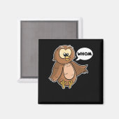 Grammar Police Funny Owl, der Englisch Lehrer Magnet (Vorderseite/Rückseite)