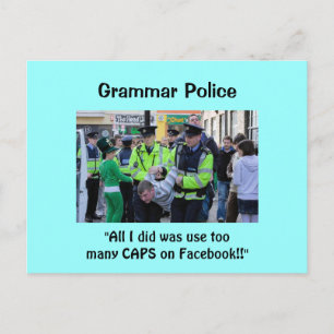 Grammar Police - Postkarten
